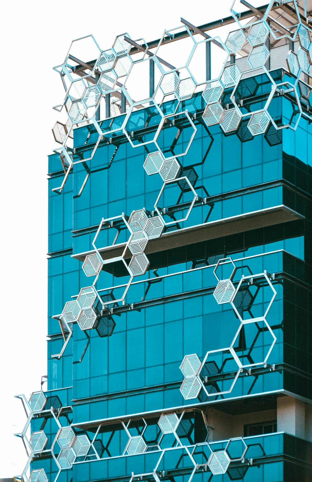 a very tall building with a bunch of windows